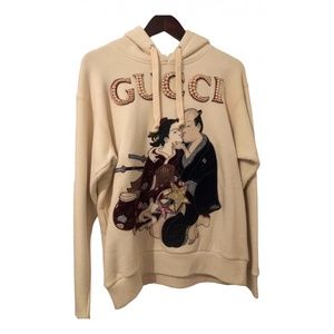 Gucci Shunga.geisha embellished Hoodie/sweater NEW